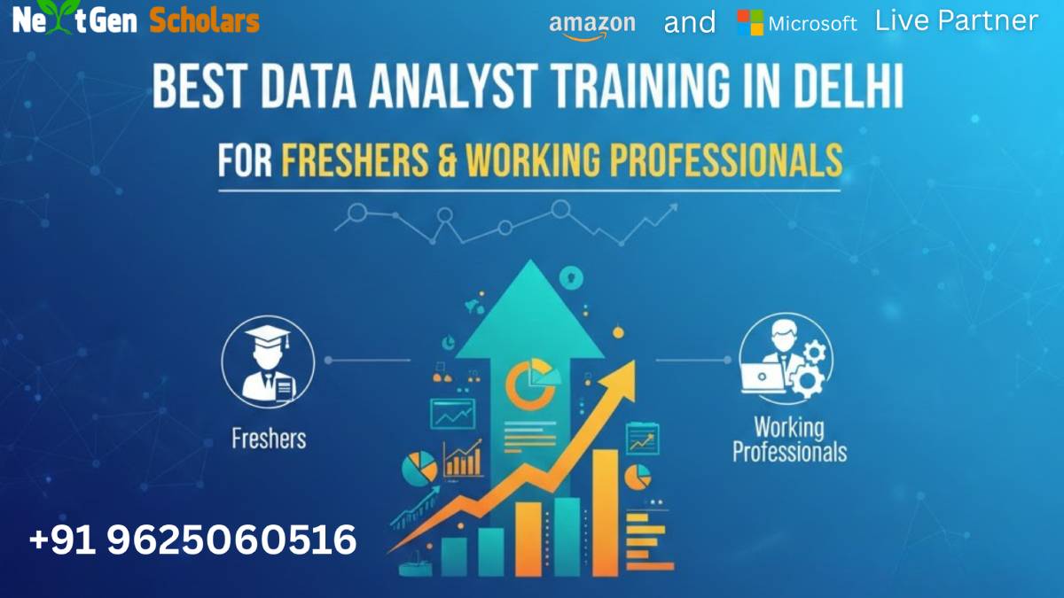Best Data Analyst Training in Delhi for Freshers & Working Professionals